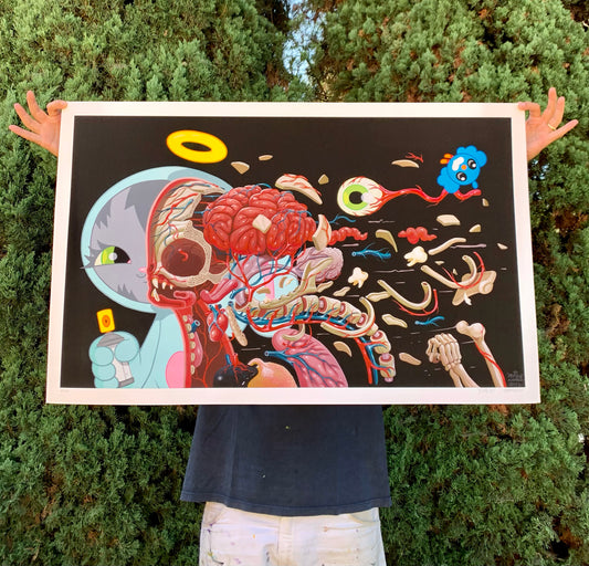 NYCHOS x PERSUE BUNNYKITTY FINE ART PRINT