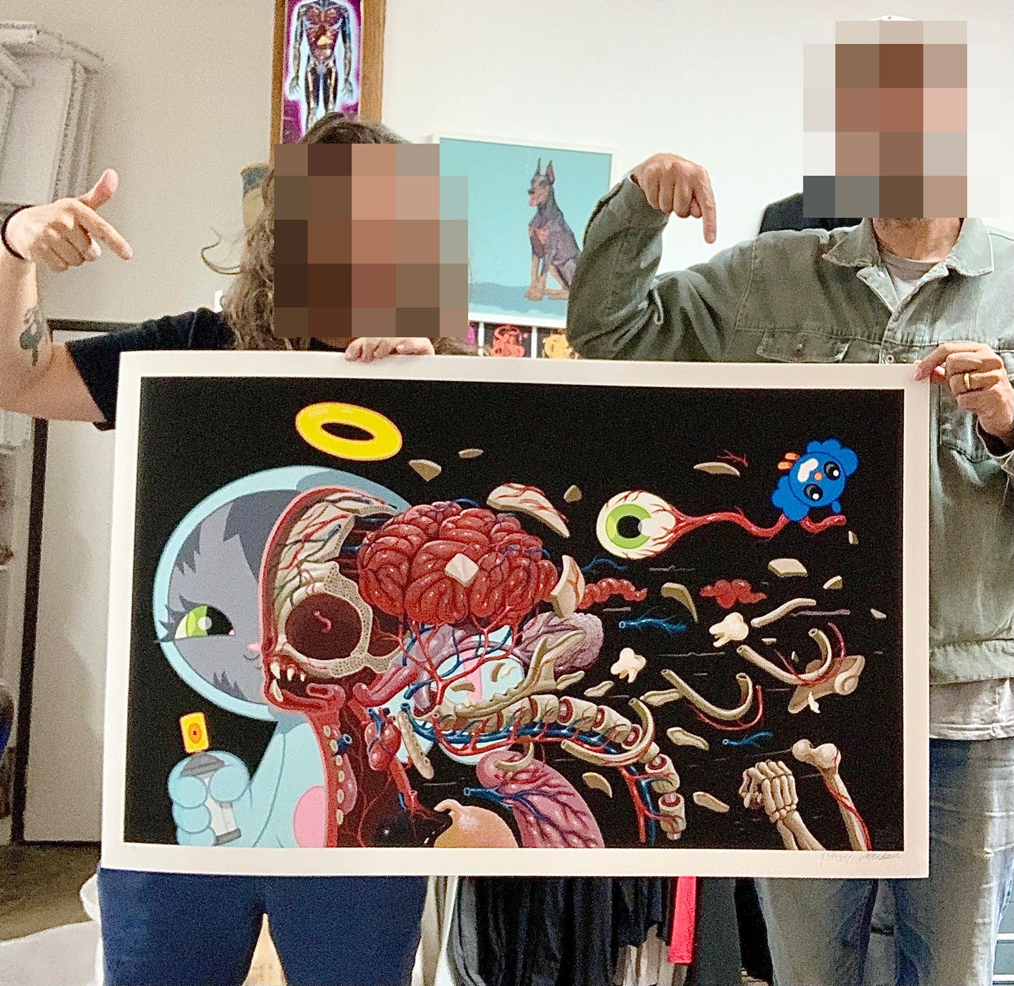 NYCHOS x PERSUE BUNNYKITTY FINE ART PRINT