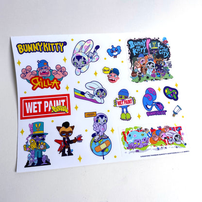BunnyKitty Sticker Sheet - Series 3