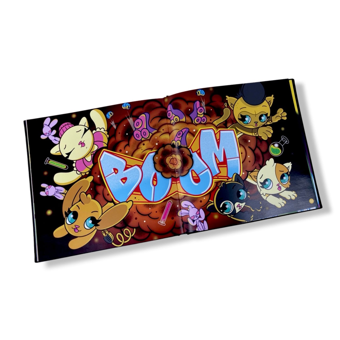 BunnyKitty Plush + Artist Edition Book Set