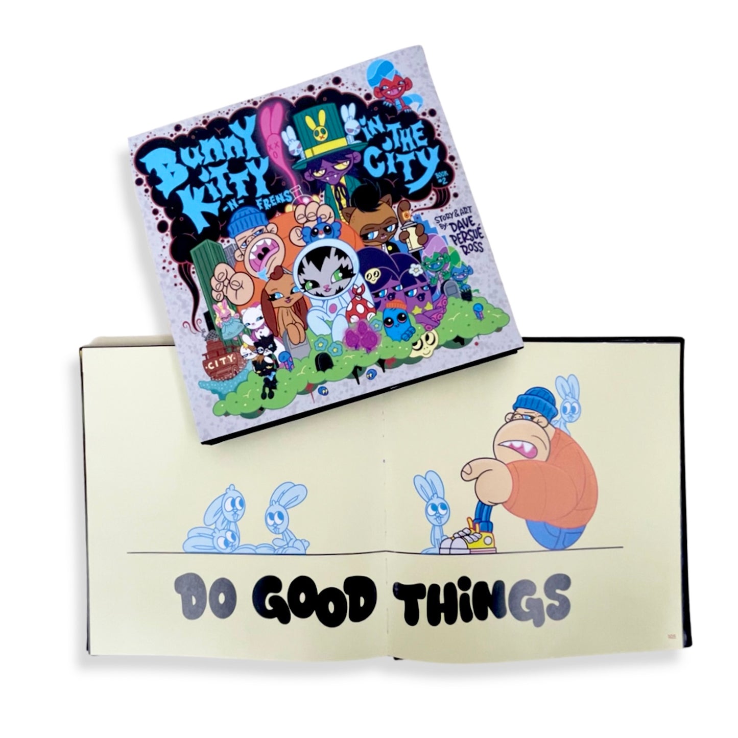 BunnyKitty Plush + Artist Edition Book Set