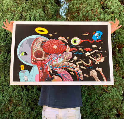 NYCHOS x PERSUE BUNNYKITTY FINE ART PRINT