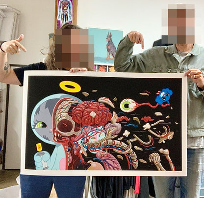 NYCHOS x PERSUE BUNNYKITTY FINE ART PRINT